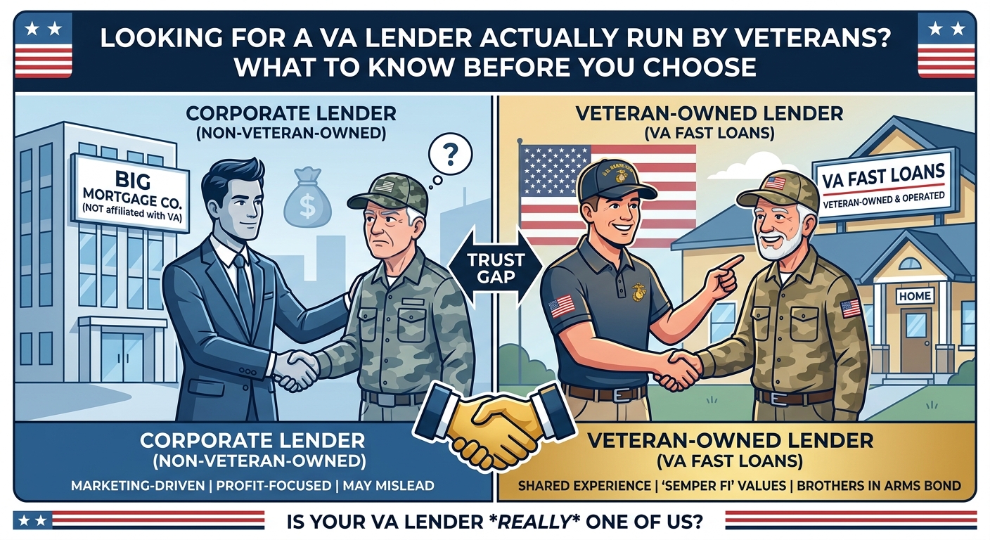 Looking for a VA Lender Actually Run by Veterans? What to Know Before You Choose